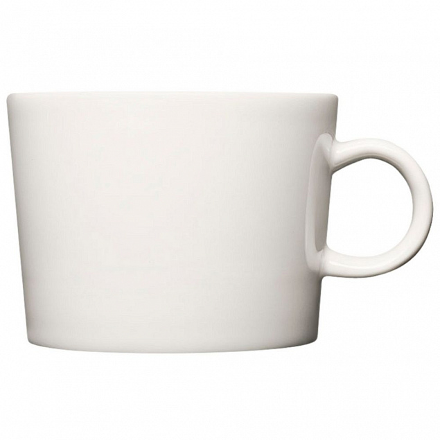 Чашка кофейная Teema, белая с логотипом  заказать по выгодной цене в кибермаркете AvroraStore