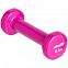 Гантель Heracles 0,5 кг, розовая с логотипом  заказать по выгодной цене в кибермаркете AvroraStore